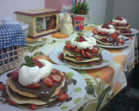 Panquecas doces americanas