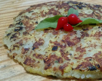 Batata rosti com abobrinha