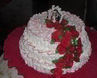 Bolo de casamento deo parfum