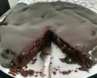 Bolo de chocolate com coco sem farinha