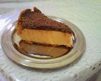 Torta de maracujá com chocolate feita com suco em pó