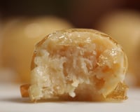 Bala de coco caramelizada fácil