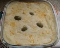 Macaxeira gratinada