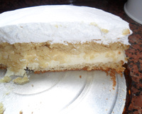 Bolo tentação de marshmallow gelado