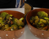 Brócolis Michelan? "Essa receita fácil e divina é do Rafa Costa e Silva, chef do Lasai, no Rio de janeiro. Ele faz na air fryer e me ensinou", conta Patrícia Ferraz, Jornalista especializada em gastronomia