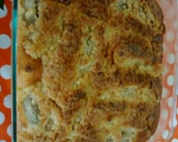 Cuca de banana com farofa da Vovó