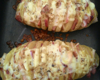 Batata laminada de micro-ondas