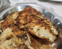 Peito de frango cítrico africano