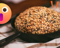 Pão de aveia de frigideira: com essa receita ficou fácil ser fit, modo de preparo simples