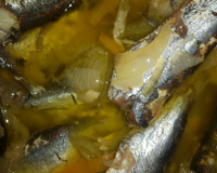 Sardinha de panela de pressão (simples)