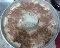 Bolo farofa de banana