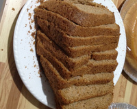 Pão integral na máquina de pão