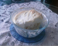 Creme gelado de maçã da vó Lhulhu