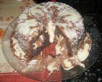 Bolo cavado guloseima