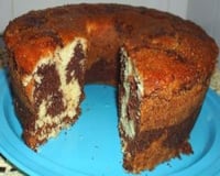 Bolo para café mesclado