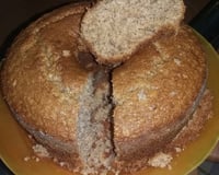 Bolo de aveia em flocos