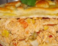 Provei essa receita de torta de frango caipira muito saborosa e fácil e todo final de semana a família pede!