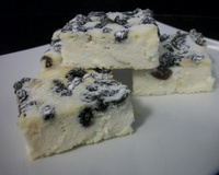 Torta de ricota com passas