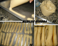 Biscoito de polvilho feito com batedeira