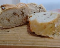 Pão de azeitonas pretas ou verdes