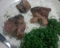 Costelinha com couve