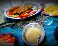 Tilápia frita da Cris