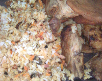 Arroz farofa divino para churrasco