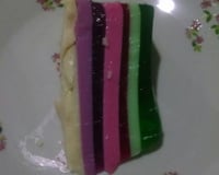 Gelatina Colorida em camadas