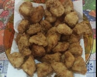 Frango empanado com maionese