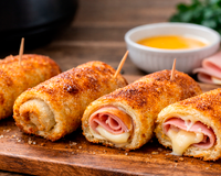 Rolinho de misto-quente na airfryer: receita fácil para um café da manhã diferenciado