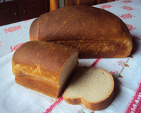 Pão caseiro com fermentação natural