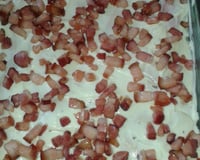 Batata com requeijão e bacon