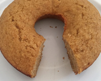 Bolo de banana de liquidificador