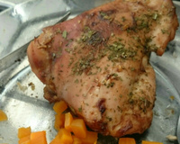 Coxa e Sobrecoxa de frango assado