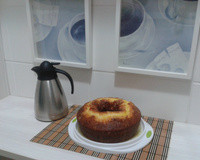 Bolo de laranja sem casca