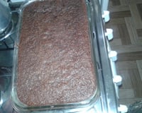 Bolo de chocolate com água