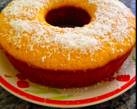 Bolo de milho com coco