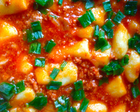 Nhoque de batata com maisena