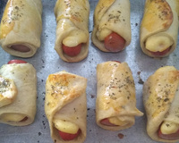 Enroladinho de salsicha