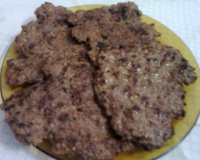 Bife de carne moída