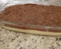 Mousse delicioso de maracujá com chocolate