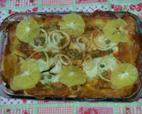 Filé de merluza ao forno