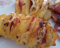 Batata assada com bacon