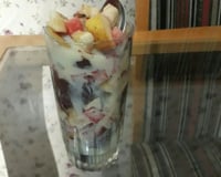 Açaí de salada de frutas