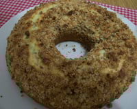 Bolo cuca de amendoim