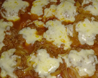 Ninho recheado macarrão