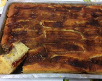 Cuca de banana e goiabada