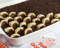 Pavê de creme de avelã com bombom: receita deliciosa