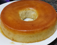 Pudim de pão canelado