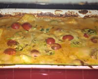 Peixe assado ao molho branco